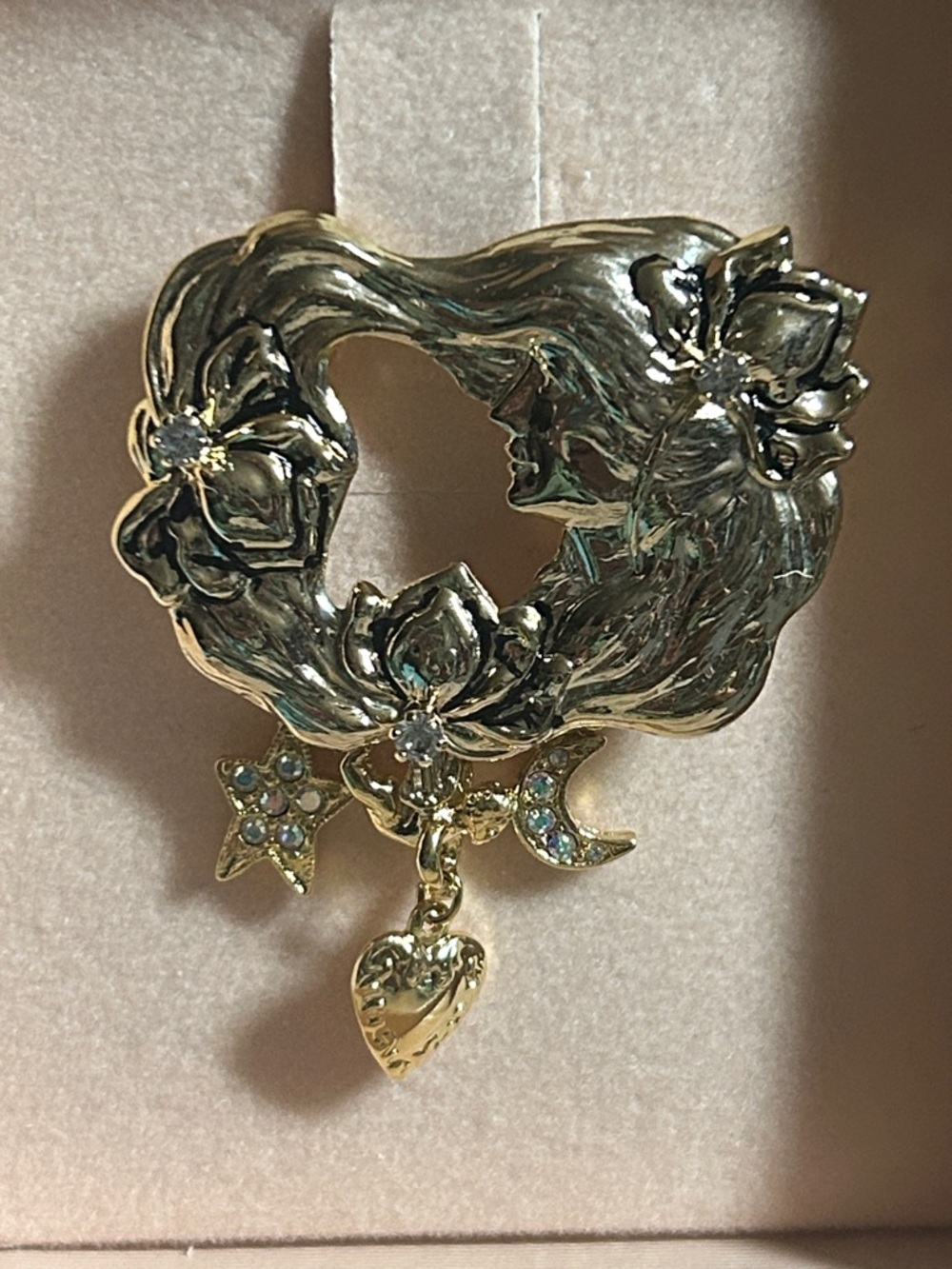 Kirks Folly Fair Godmother Brooch - Vintage in Box